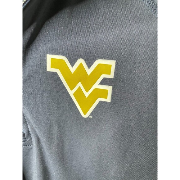West Virginia WV- Colosseum Hoodie 1/4 Zip Pullover Long Sleeve Shirt Mens - Picture 4 of 11